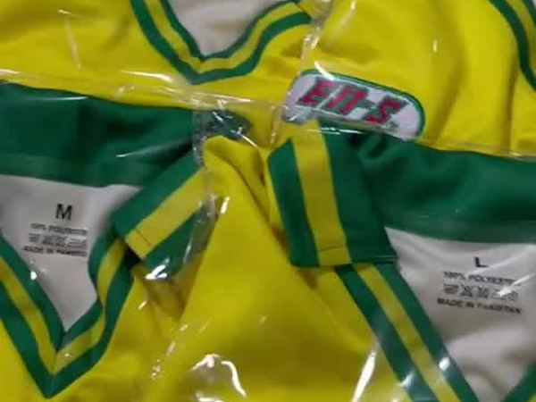 Finished sublimated football kits by KITFORGE