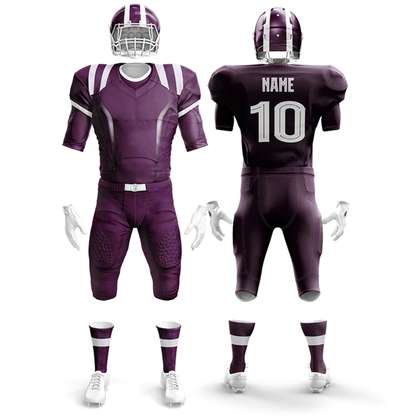 American Football Uniform — custom sports uniform by KITFORGE, code KF - AFU-9001